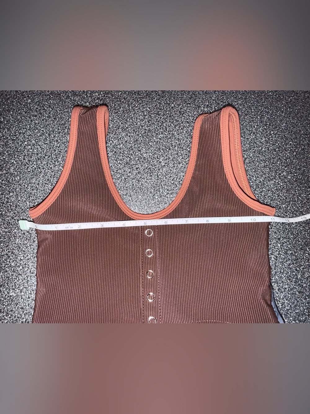 Tiger Friday Kids Dance Crop Top - Brown Size Child X-Large - Picture 5 of 6